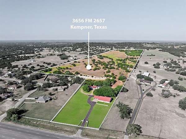 27.6 Acres of Land for Sale in Kempner, Texas