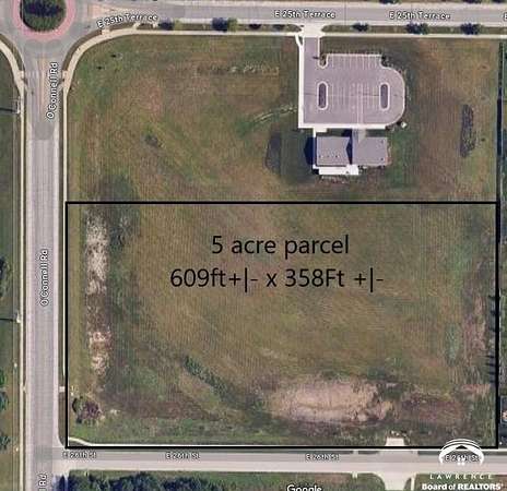 5 Acres of Residential Land for Sale in Lawrence, Kansas