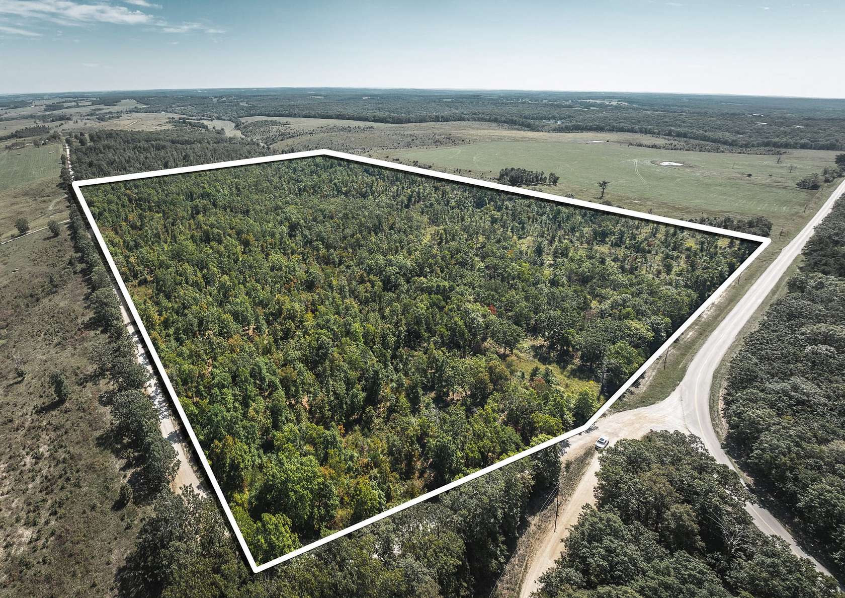 60 Acres of Recreational Land for Sale in Huggins, Missouri