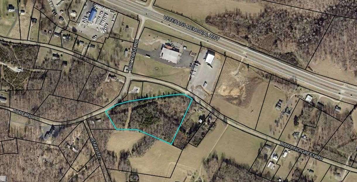 7.55 Acres of Commercial Land for Sale in Scottsville, Kentucky