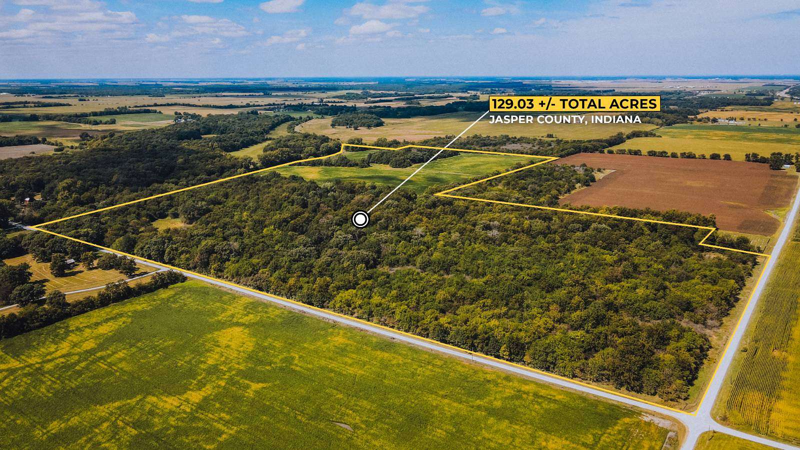 129.03 Acres of Land for Sale in Rensselaer, Indiana