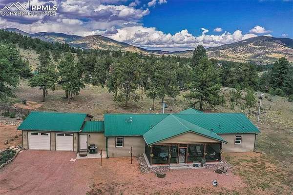 57.6 Acres of Land with Home for Sale in Guffey, Colorado