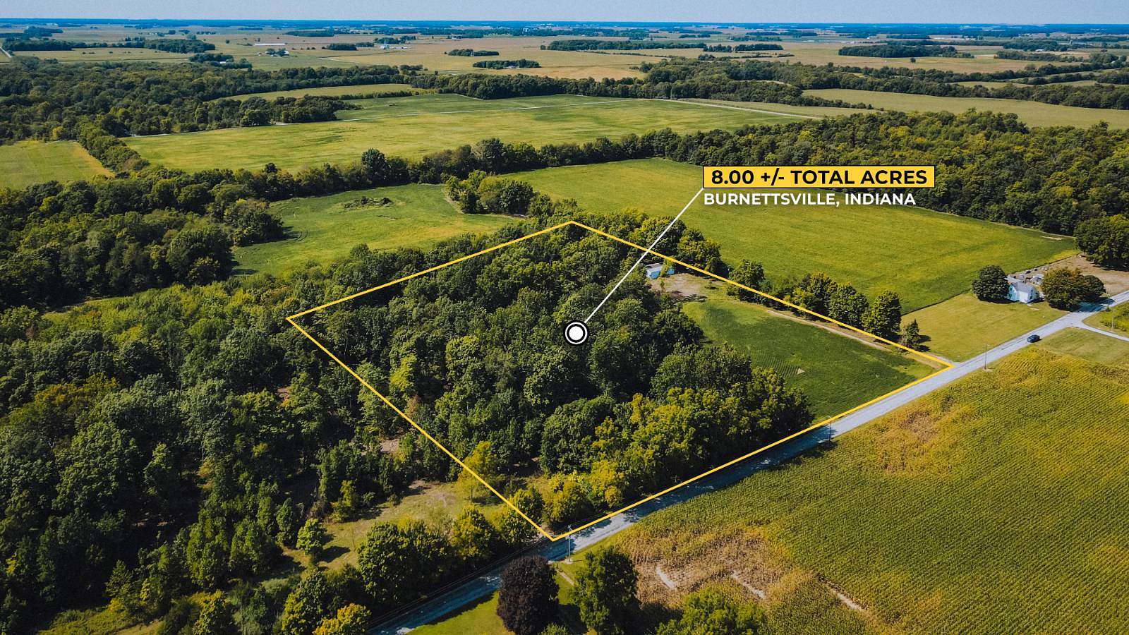 8 Acres of Residential Land for Sale in Burnettsville, Indiana