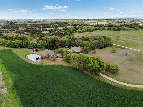 39.57 Acres of Agricultural Land with Home for Sale in Sherman, Texas