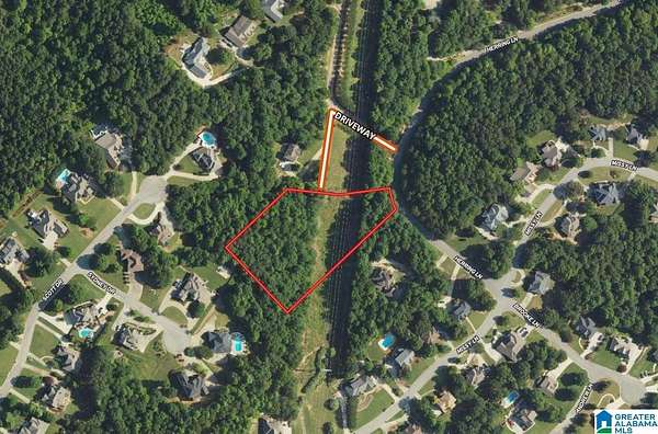 2.3 Acres of Residential Land for Sale in Trussville, Alabama