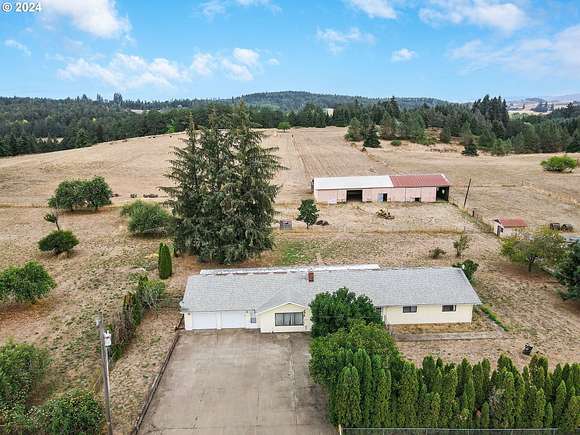 73.43 Acres of Agricultural Land with Home for Auction in Dallas, Oregon