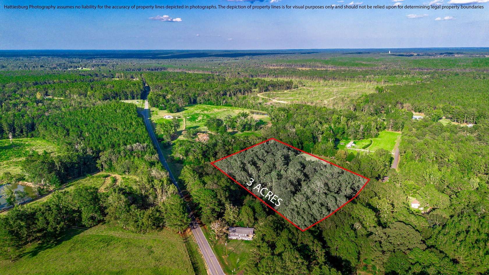 3 Acres of Residential Land for Sale in Richton, Mississippi