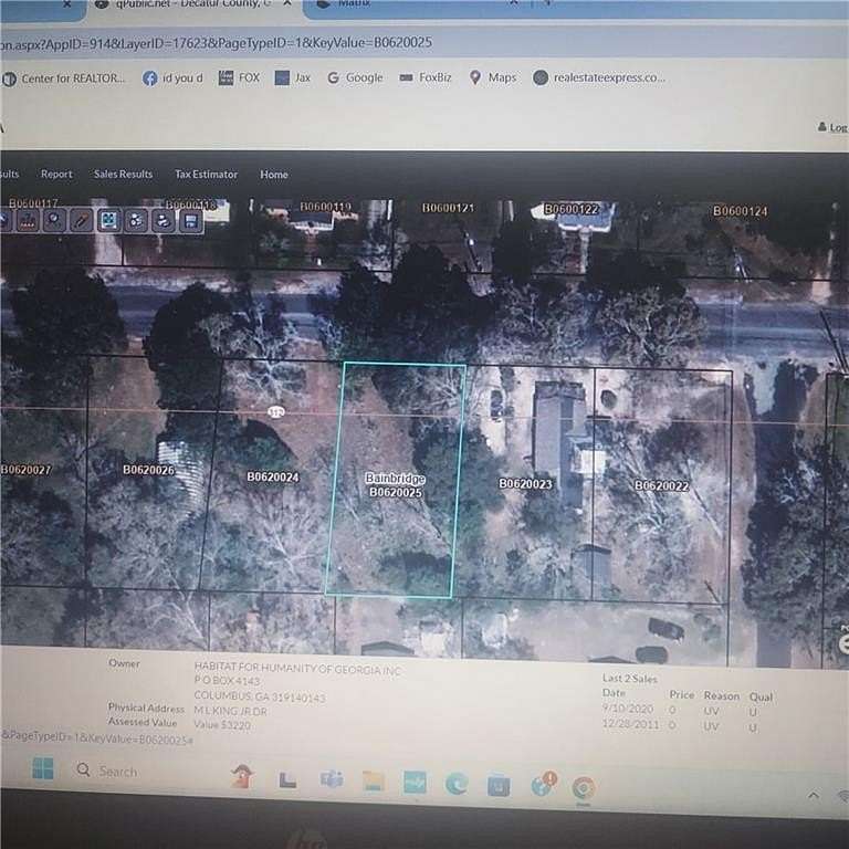 0.19 Acres of Residential Land for Sale in Bainbridge, Georgia