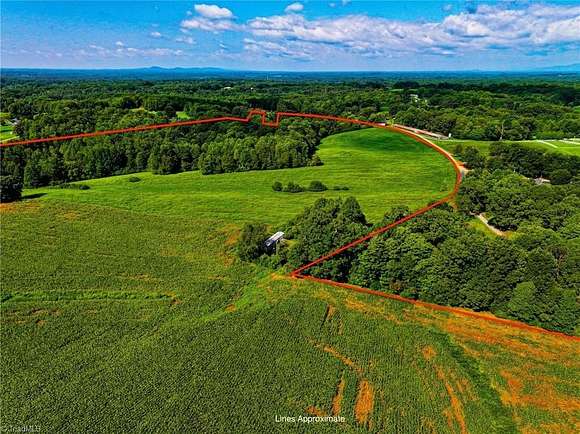 90.5 Acres of Improved Agricultural Land for Sale in Siloam, North Carolina