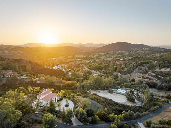 7.44 Acres of Residential Land with Home for Sale in Poway, California