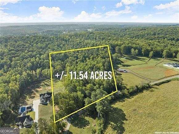 11.54 Acres of Land for Sale in Ball Ground, Georgia