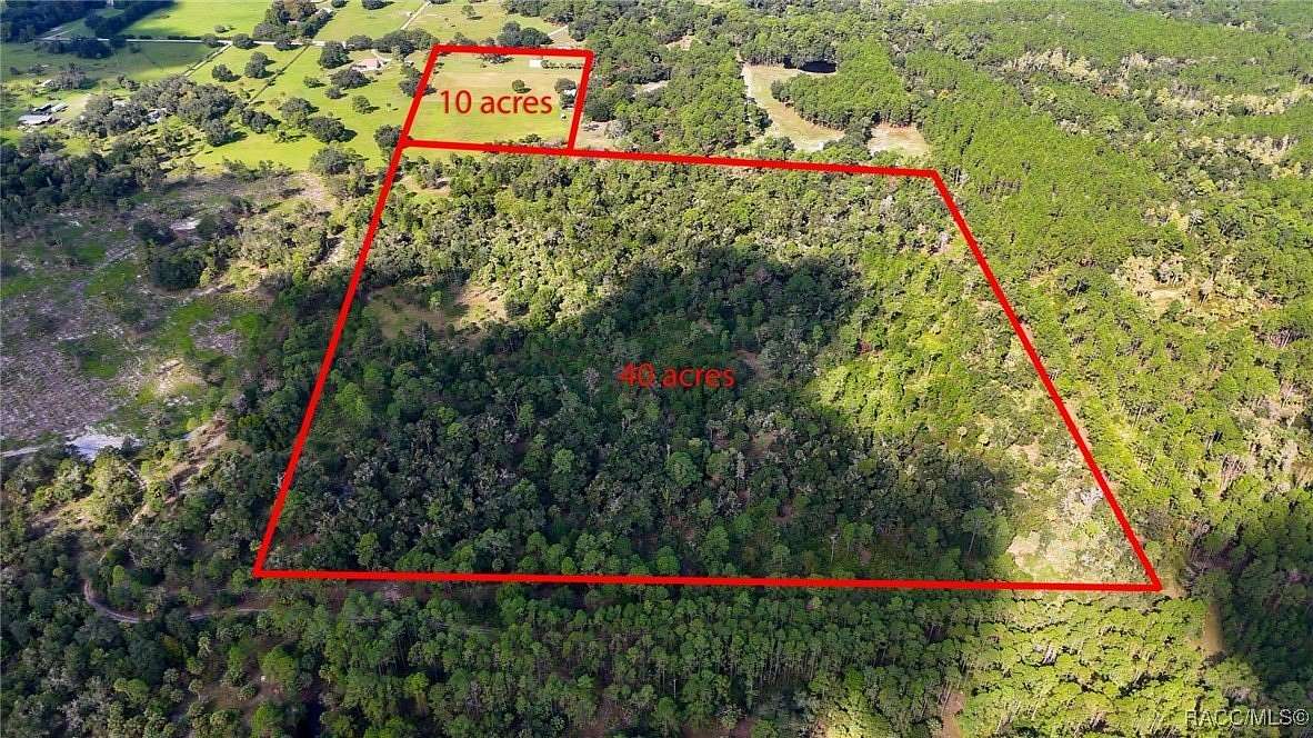 50 Acres of Land for Sale in Inglis, Florida