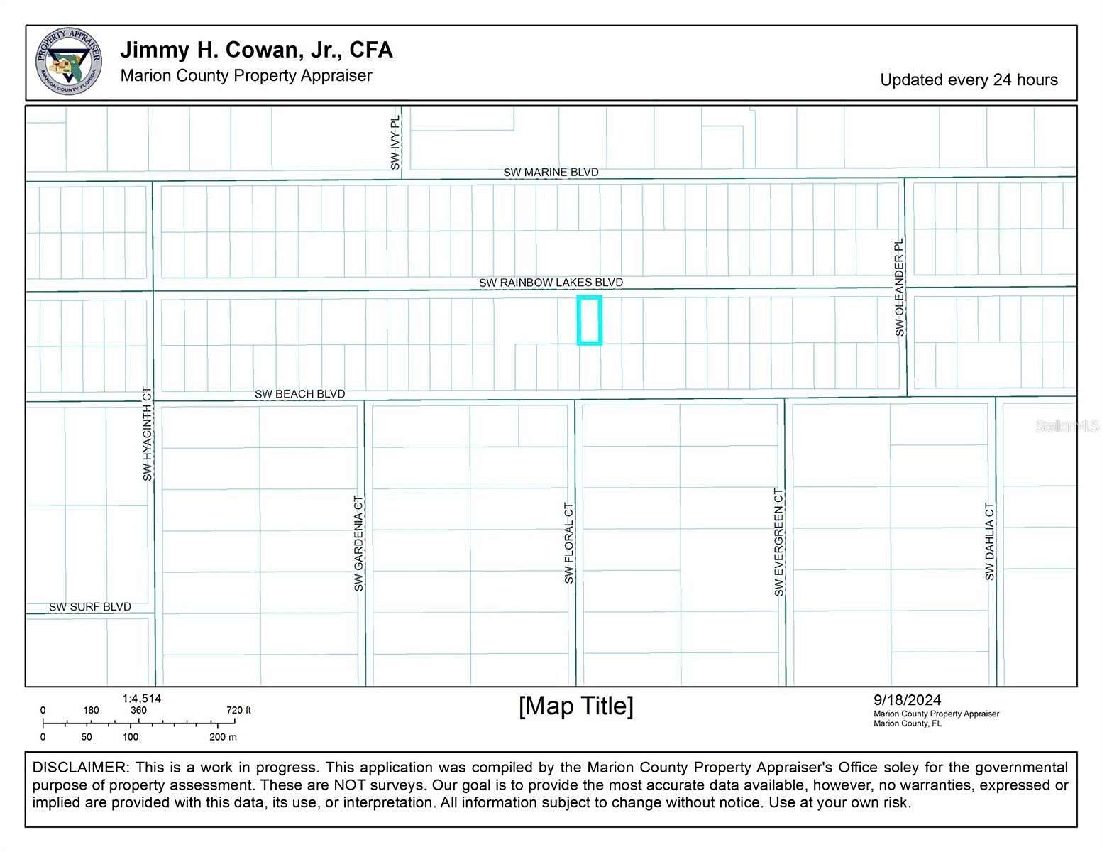 0.24 Acres of Residential Land for Sale in Dunnellon, Florida