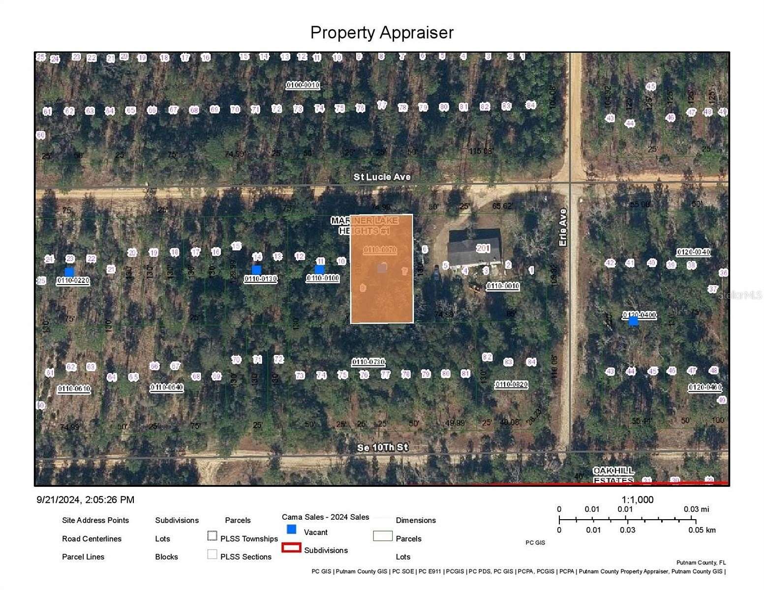 0.21 Acres of Residential Land for Sale in Interlachen, Florida