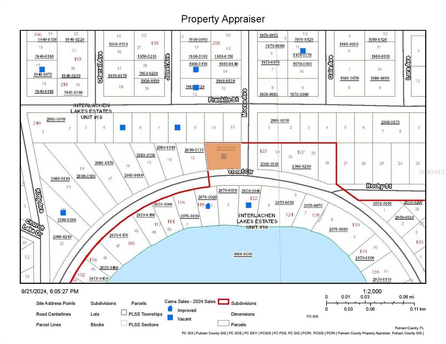 0.37 Acres of Residential Land for Sale in Interlachen, Florida