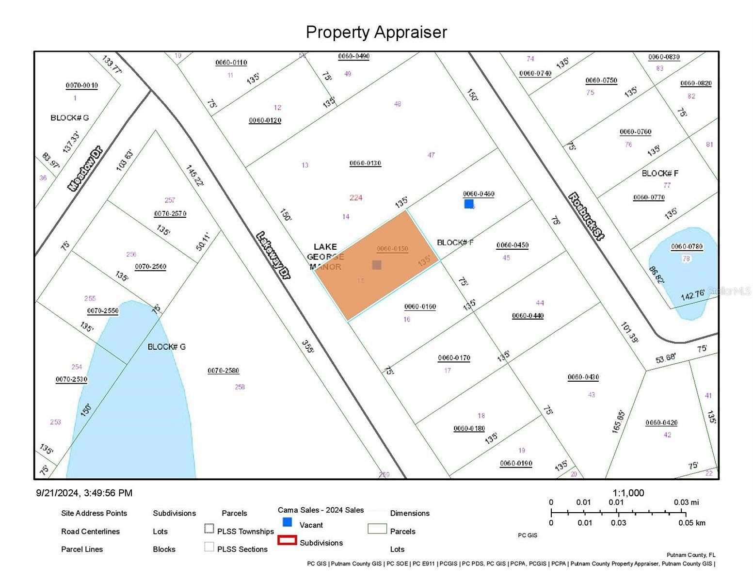 0.23 Acres of Residential Land for Sale in Georgetown, Florida