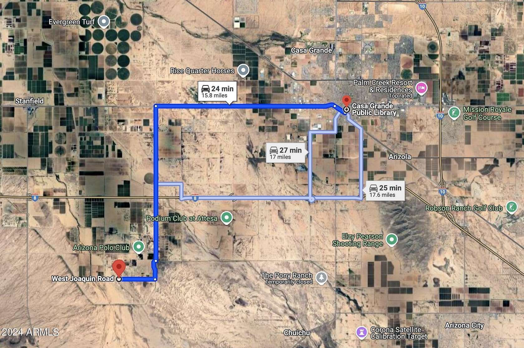 9.97 Acres of Land for Sale in Casa Grande, Arizona