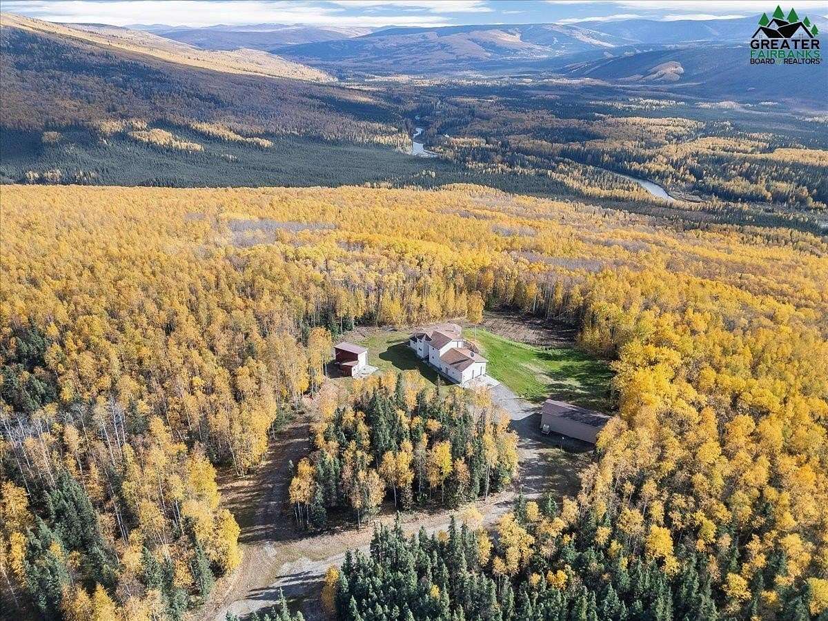 14.9 Acres of Land with Home for Sale in Fairbanks, Alaska