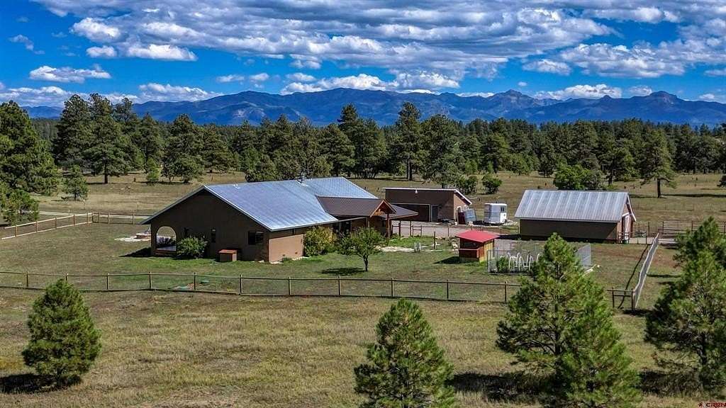 20 Acres of Land with Home for Sale in Pagosa Springs, Colorado