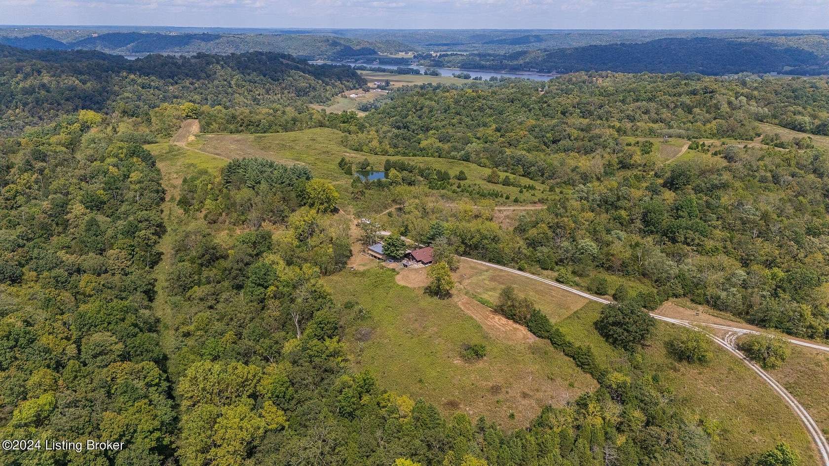 187 Acres of Land with Home for Sale in Milton, Kentucky