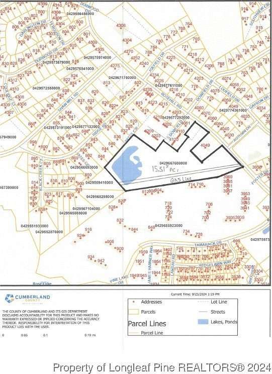 15.3 Acres of Mixed-Use Land for Sale in Fayetteville, North Carolina
