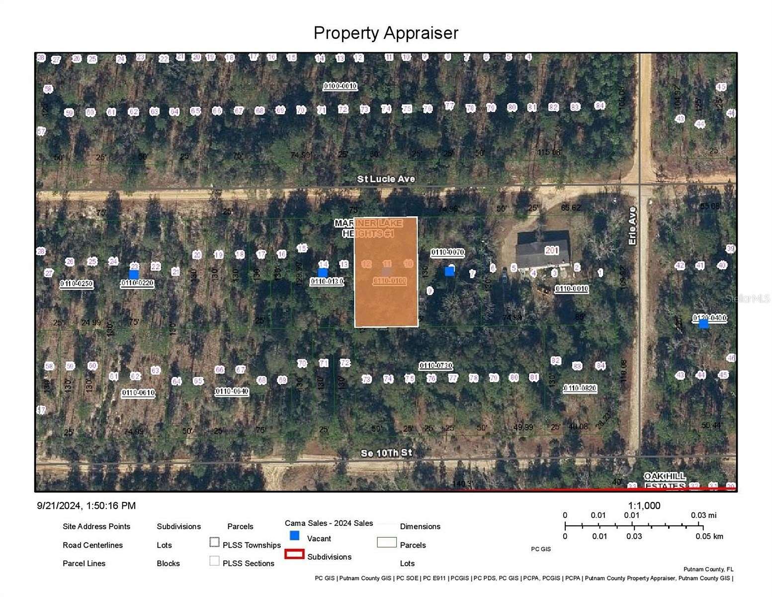 0.21 Acres of Residential Land for Sale in Interlachen, Florida