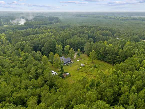 7.42 Acres of Land with Home for Sale in Rocky Point, North Carolina