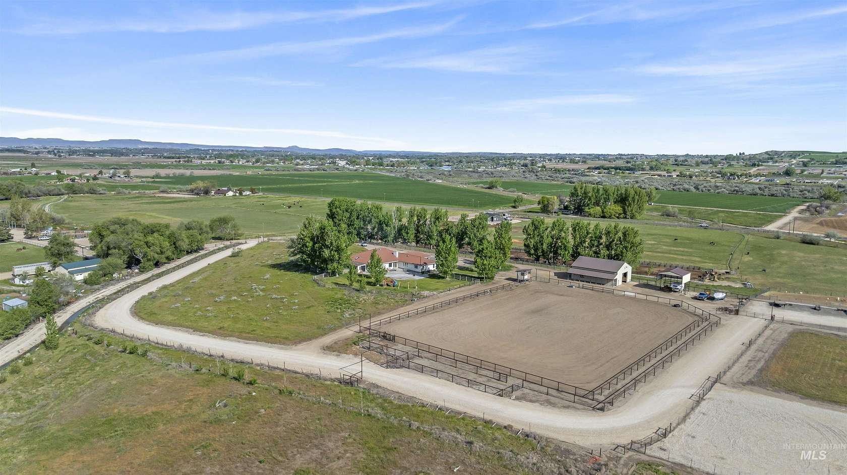 8.73 Acres of Land with Home for Sale in Homedale, Idaho