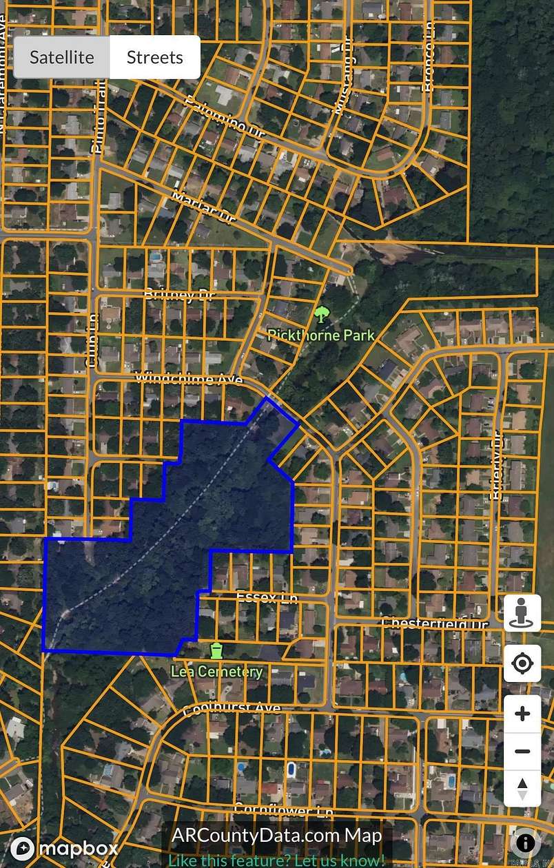 8.16 Acres of Land for Sale in Sherwood, Arkansas