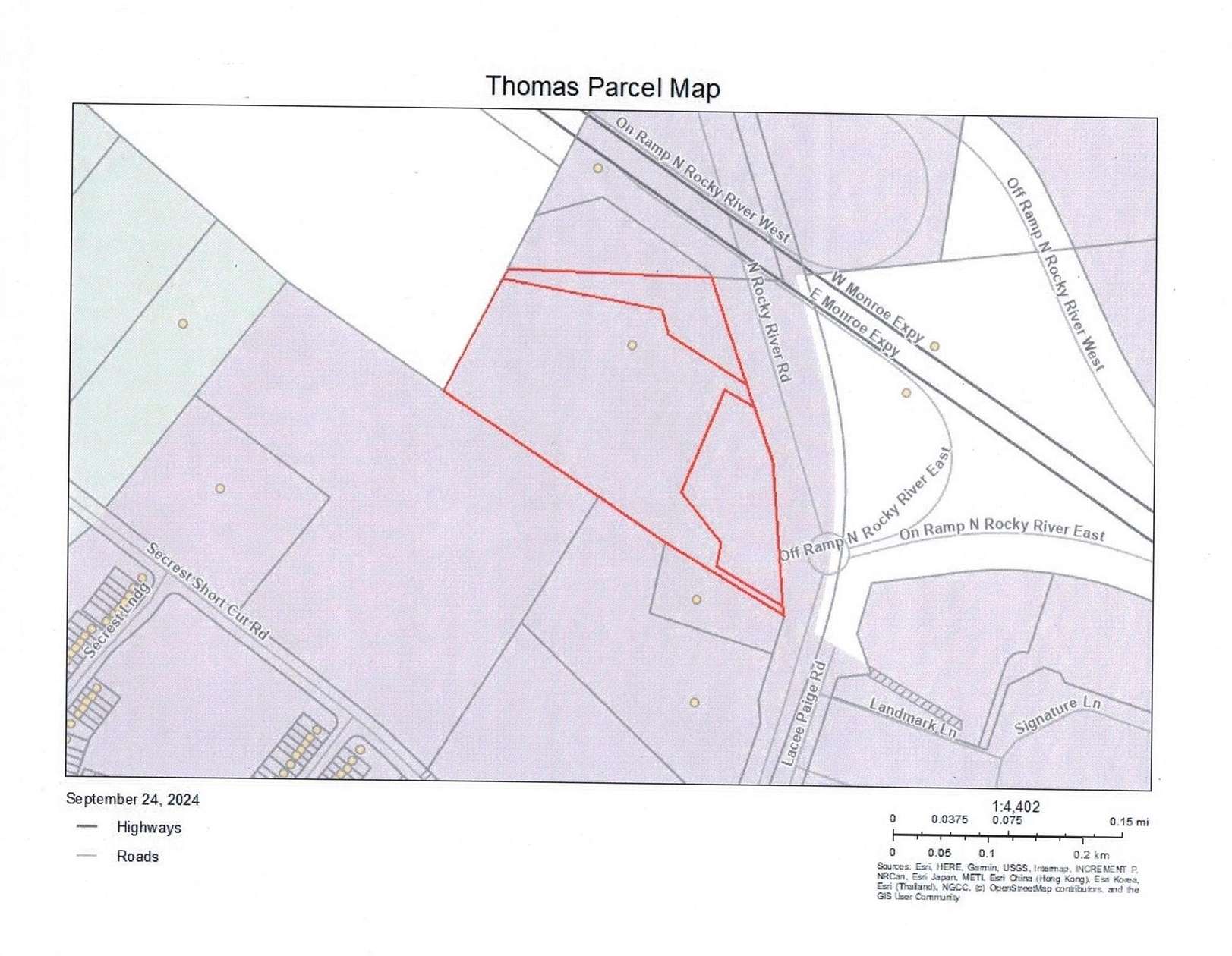 12.151 Acres of Commercial Land for Sale in Monroe, North Carolina