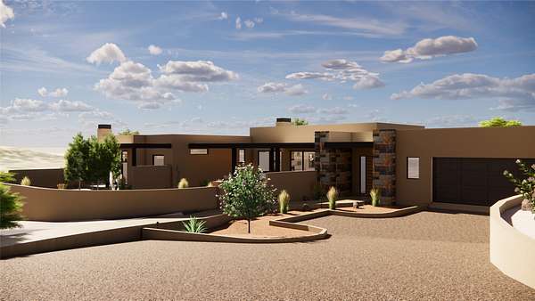 3 Acres of Residential Land with Home for Sale in Santa Fe, New Mexico