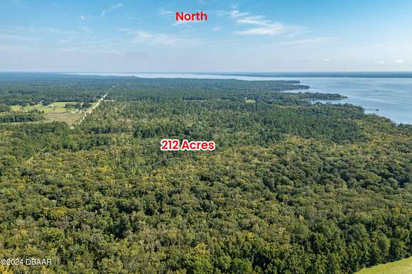 212 Acres of Recreational Land & Farm for Sale in Palatka, Florida