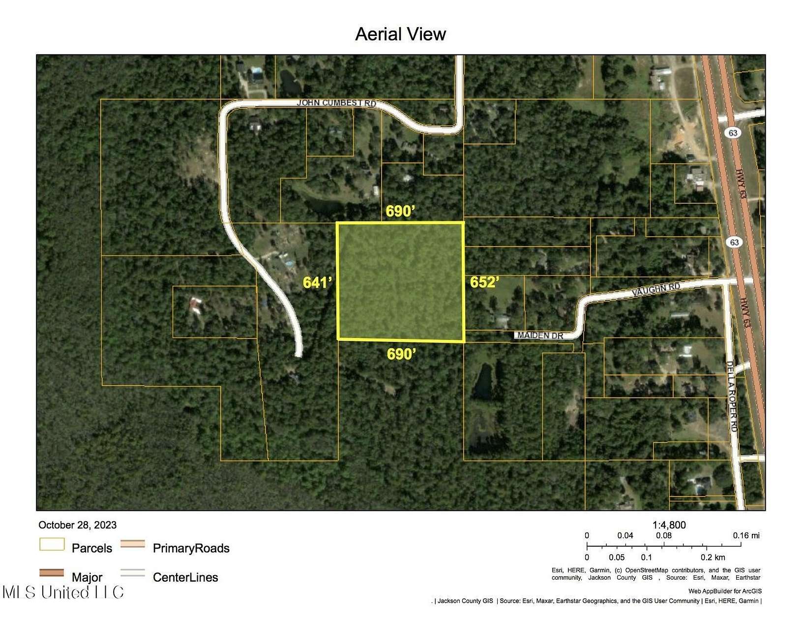 11.65 Acres of Land for Sale in Moss Point, Mississippi