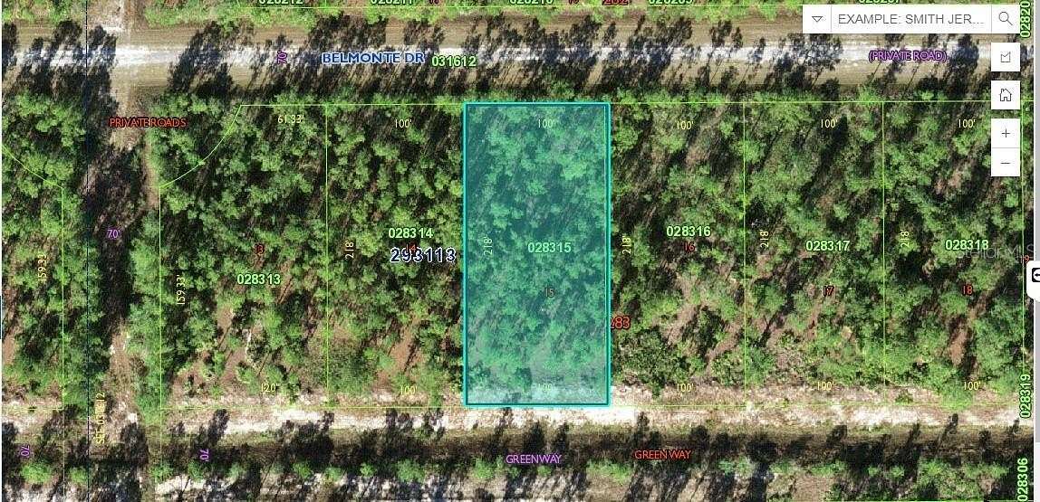 0.5 Acres of Land for Sale in Indian Lake Estates, Florida