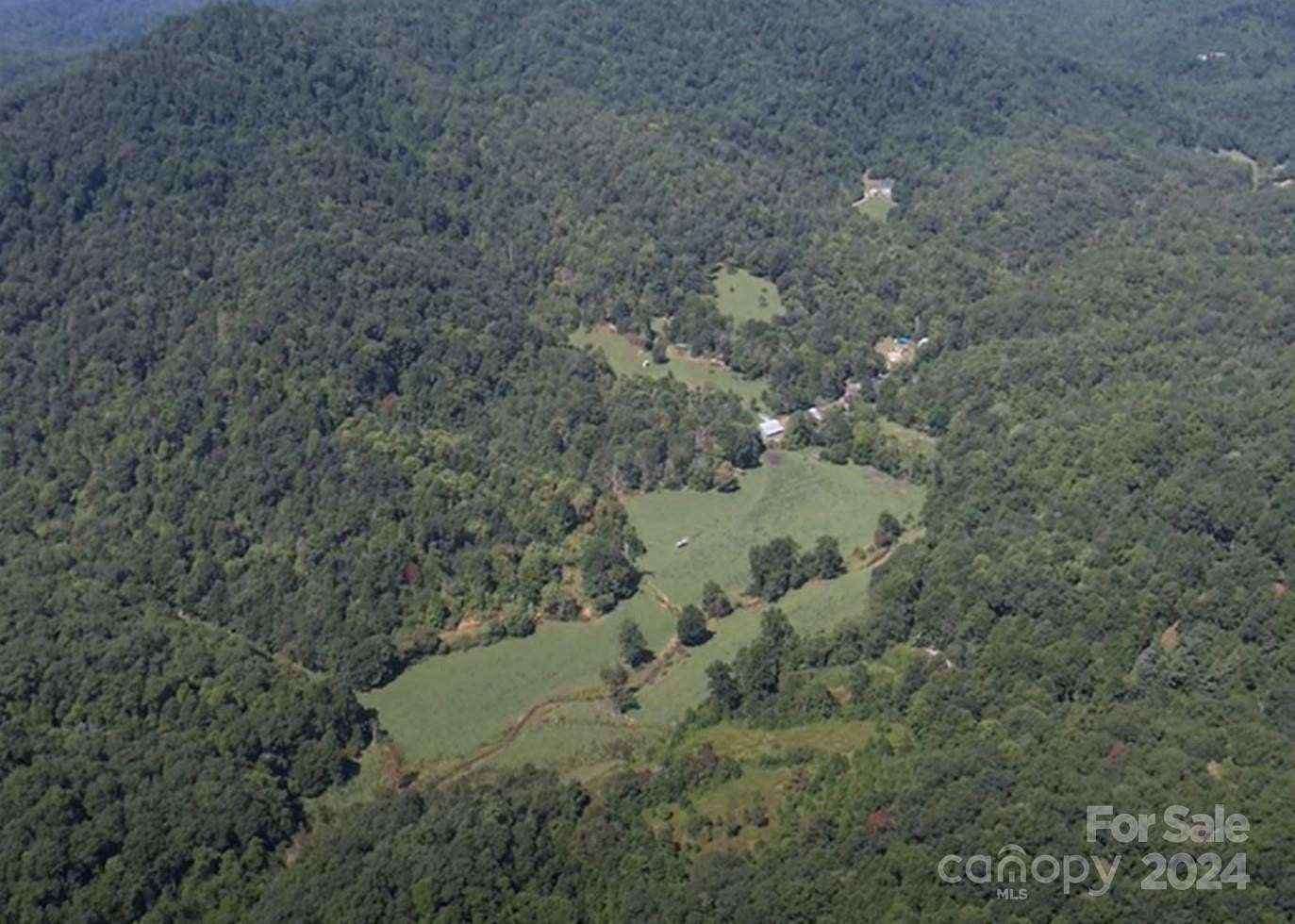 183.73 Acres of Land with Home for Sale in Black Mountain, North Carolina