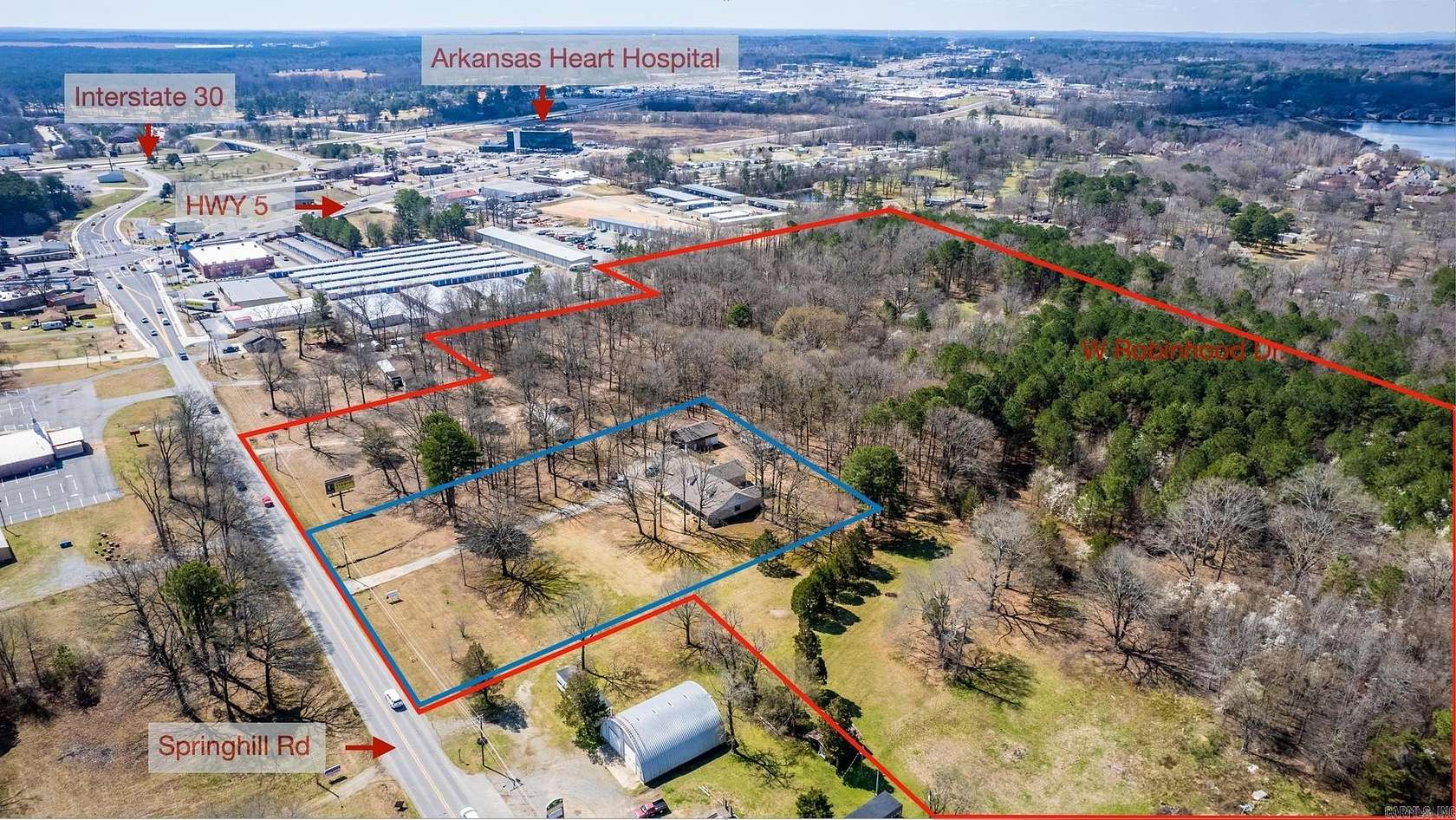 3 Acres of Improved Commercial Land for Sale in Bryant, Arkansas