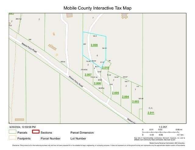 1.22 Acres of Land for Sale in Wilmer, Alabama