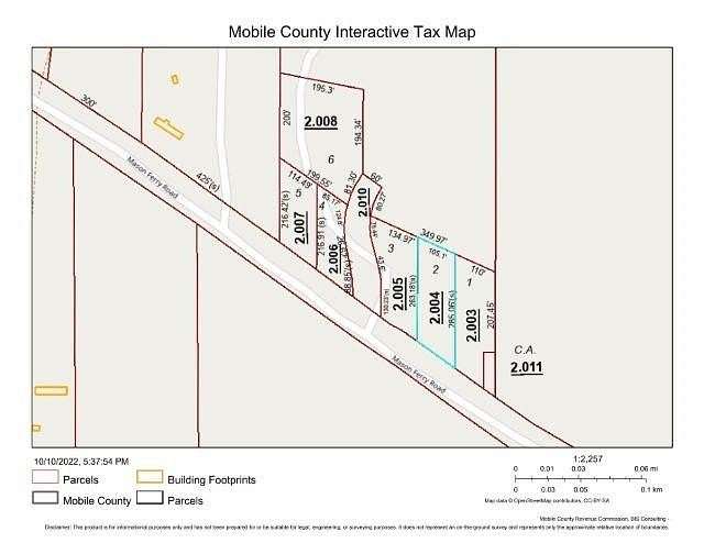 0.601 Acres of Land for Sale in Wilmer, Alabama