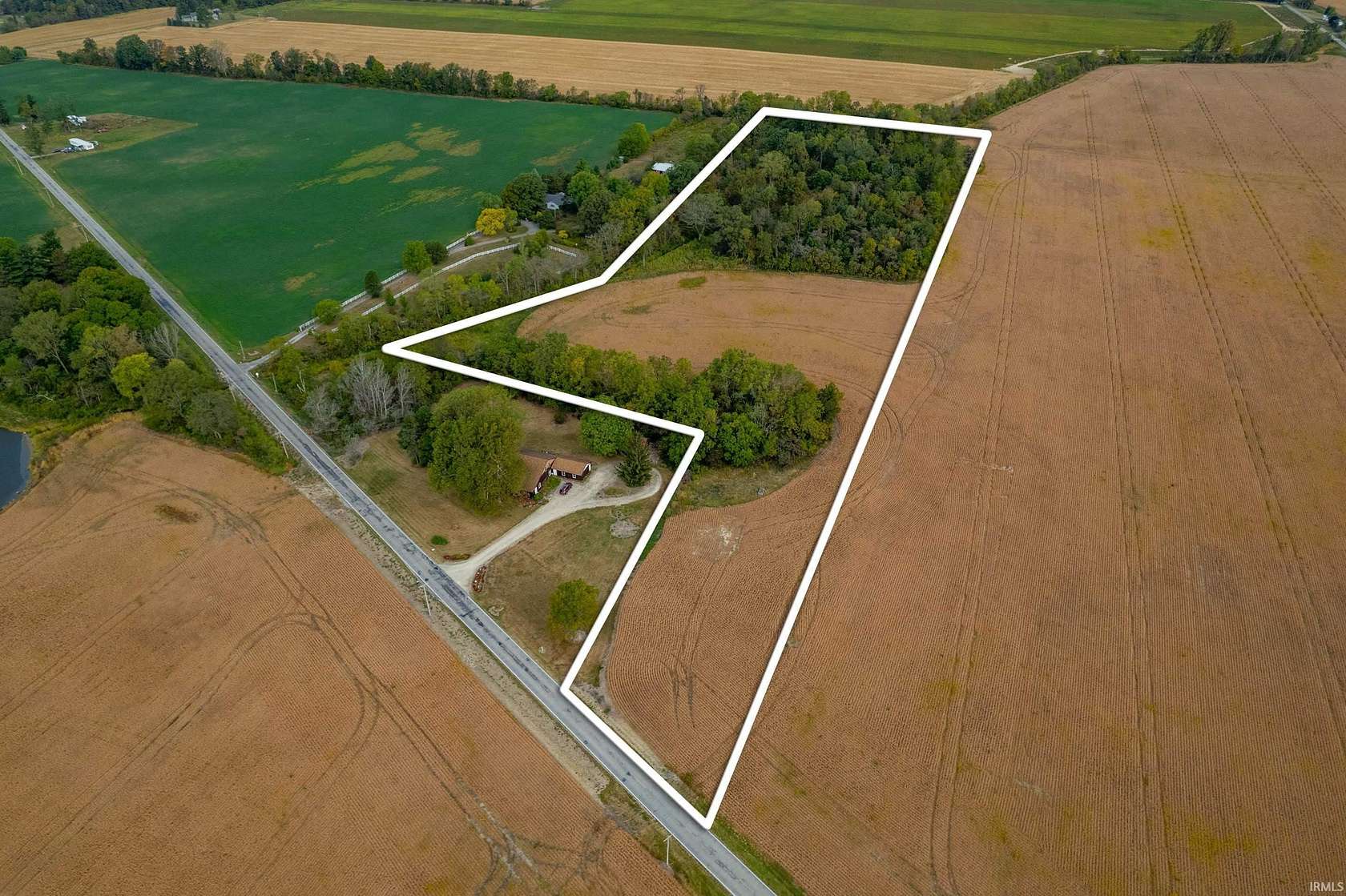 13.33 Acres of Recreational Land & Farm for Sale in Union City, Indiana