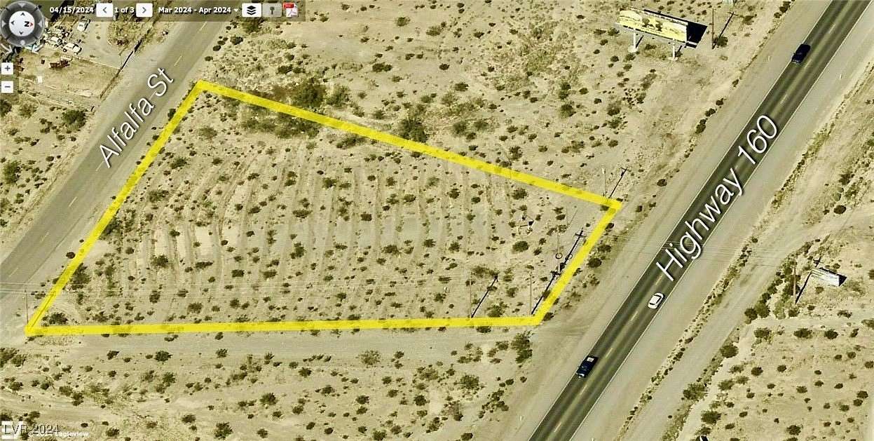 1.4 Acres of Commercial Land for Sale in Pahrump, Nevada