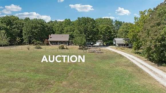 30 Acres of Land with Home for Auction in Vinita, Oklahoma