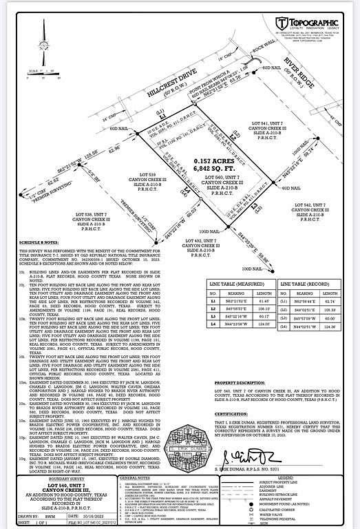 0.157 Acres of Land for Sale in Granbury, Texas