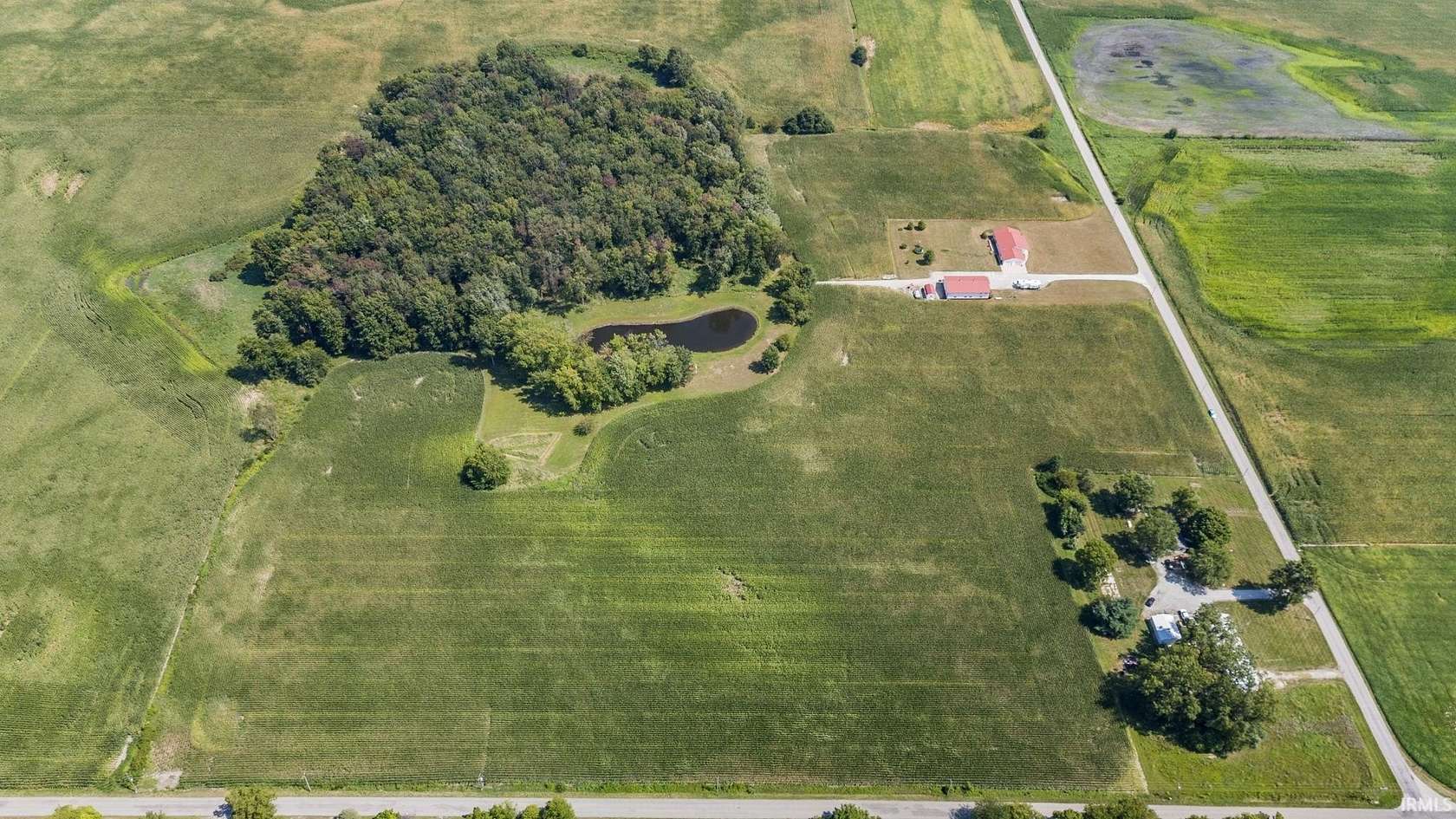 17 Acres of Agricultural Land for Auction in Rochester, Indiana