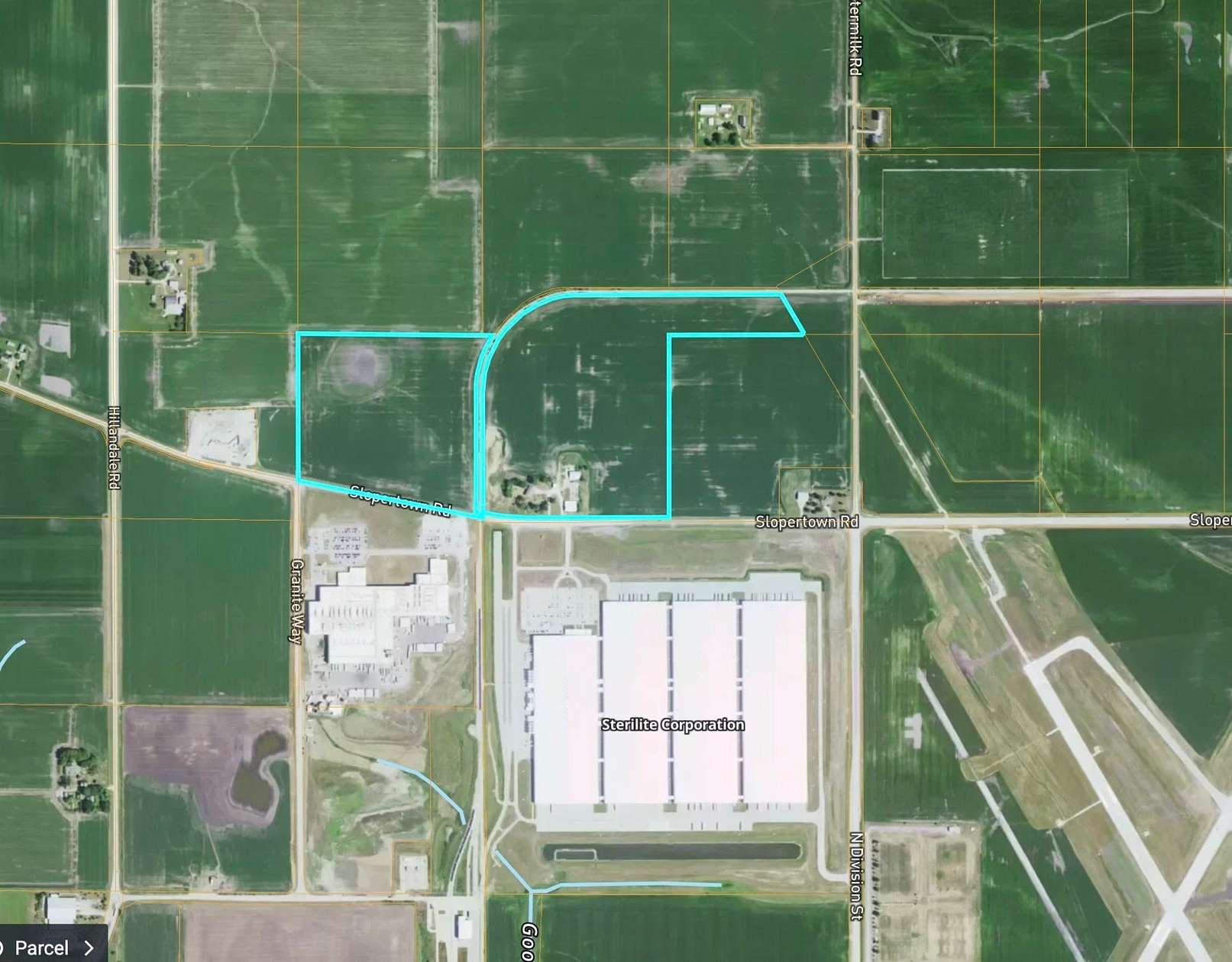 87.15 Acres of Agricultural Land for Sale in Davenport, Iowa