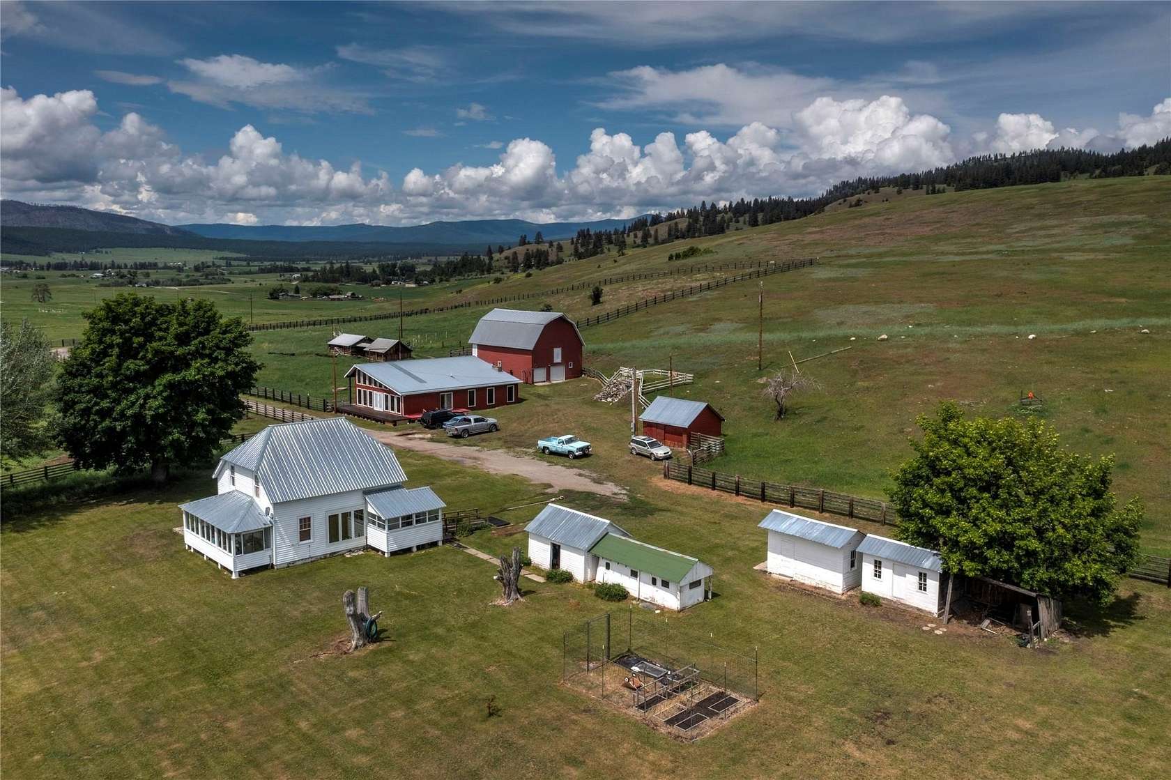 1,367 Acres of Improved Agricultural Land for Sale in Dayton, Montana