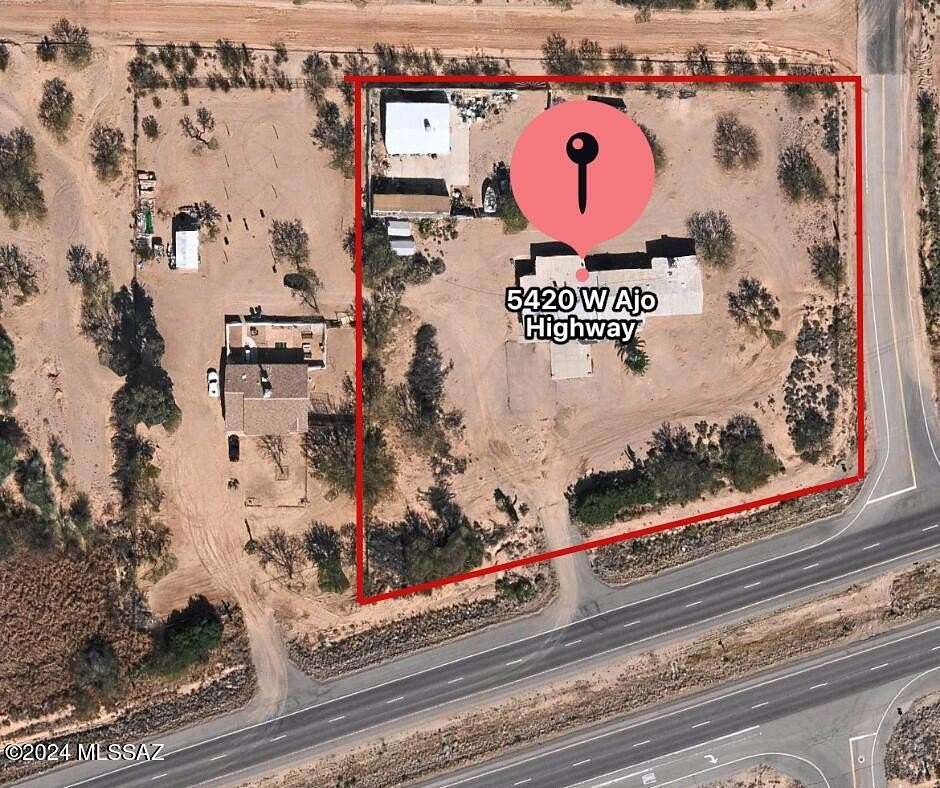 2 Acres of Residential Land with Home for Sale in Tucson, Arizona