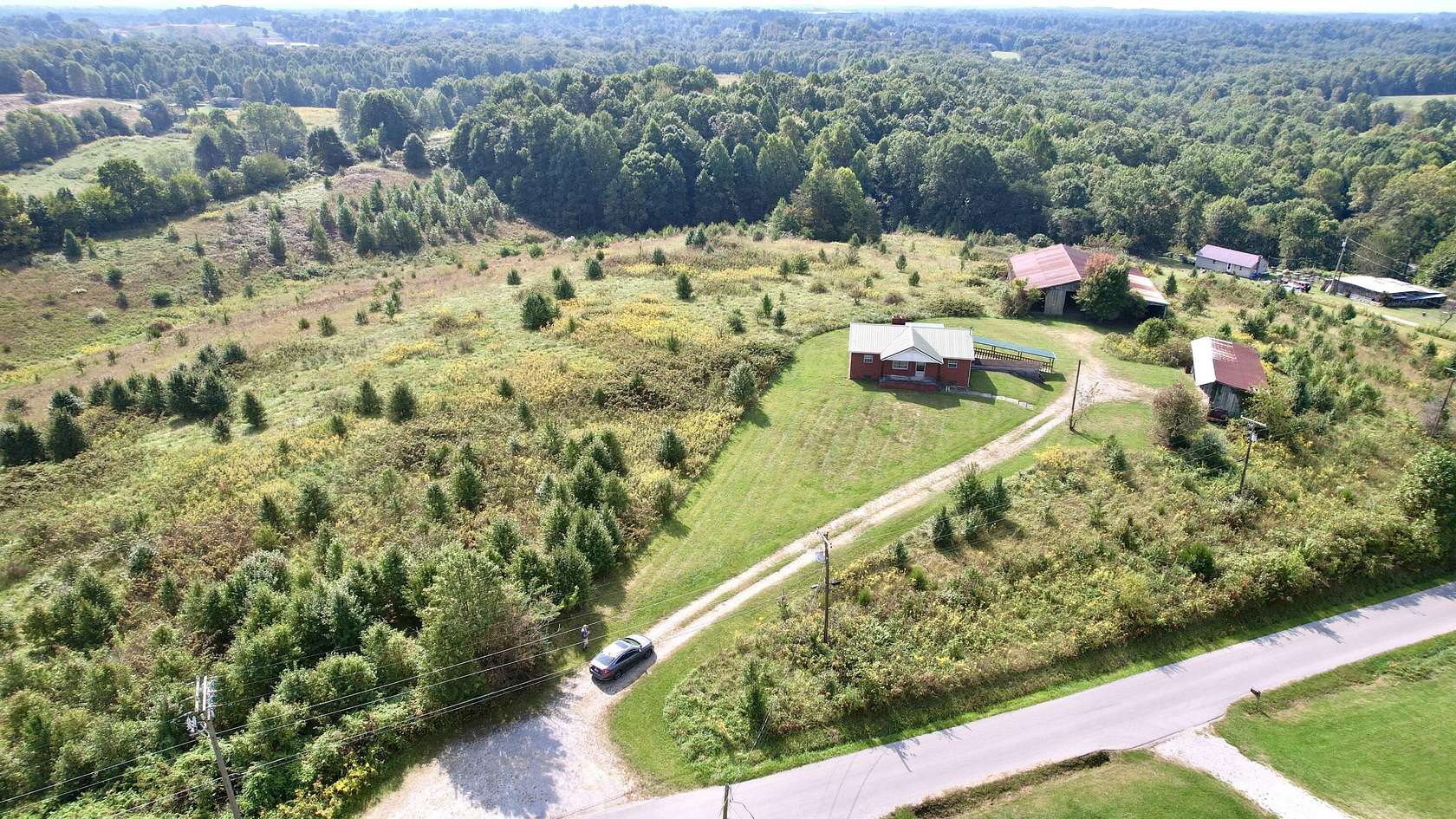 41.78 Acres of Land with Home for Sale in London, Kentucky