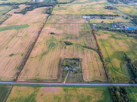 59.65 Acres of Agricultural Land with Home for Sale in Frankfort, Illinois