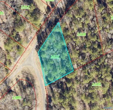 0.56 Acres of Residential Land for Sale in Cedar Bluff, Alabama