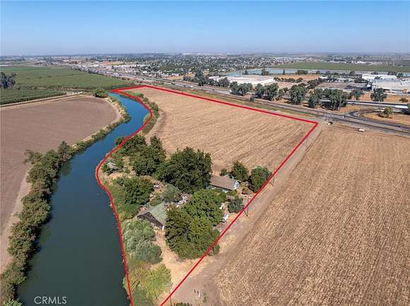 15.6 Acres of Land with Home for Sale in Merced, California